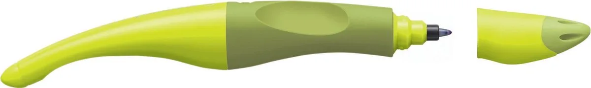 EASYoriginal - Ergonomische Rollerball - Linkshandig - Blauwe Inkt - Navulbaar - Lime/Groen von Stabilo in Limegroen, Links – Produktfoto