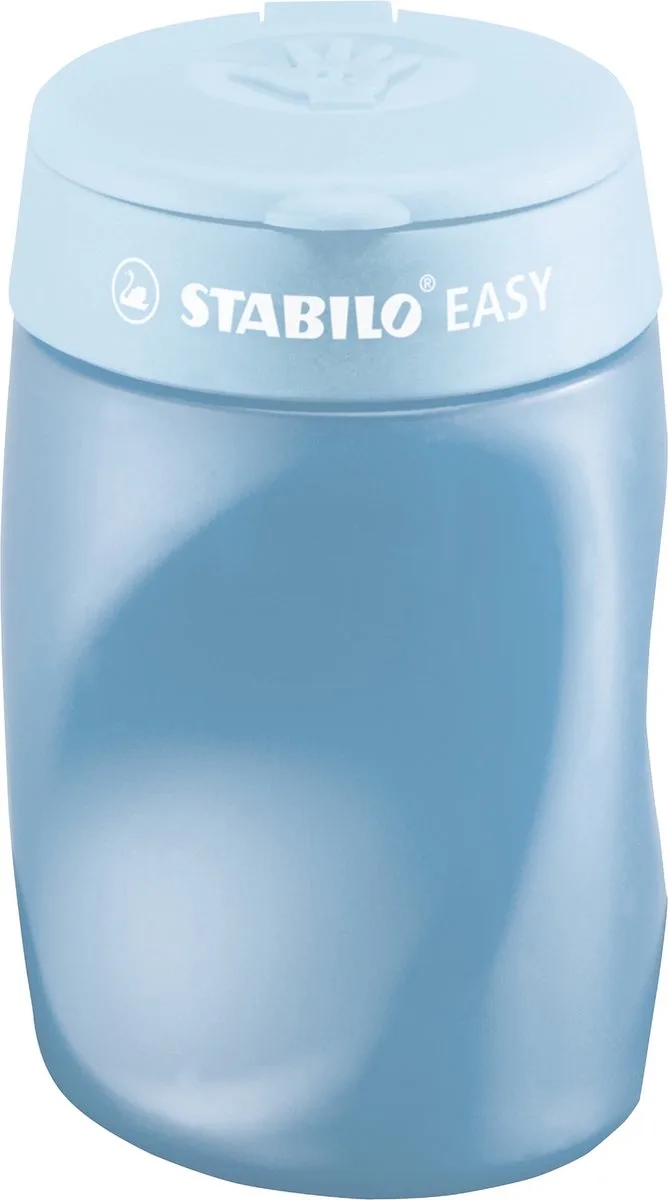 EASYsharpener - Ergonomische 3 in 1 Puntenslijper - Rechtshandig - Blauw - Geschikt Voor Alle Potloden by Stabilo in Blauw – Rechtshandig – product photo
