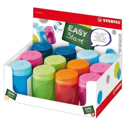 EASYsharpener Handmatige puntenslijper Verschillende kleuren | 12 stuks by Stabilo – product photo
