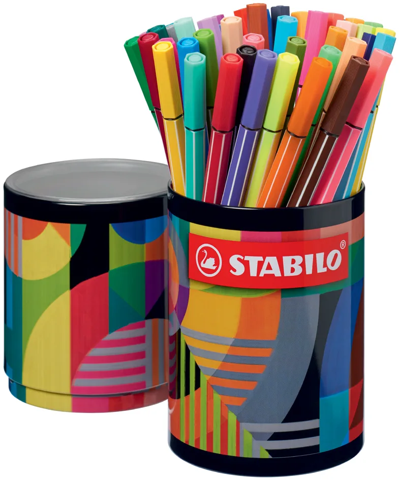 Fasermaler Pen 68, 45er Metalldose ARTY de Stabilo – photo produit