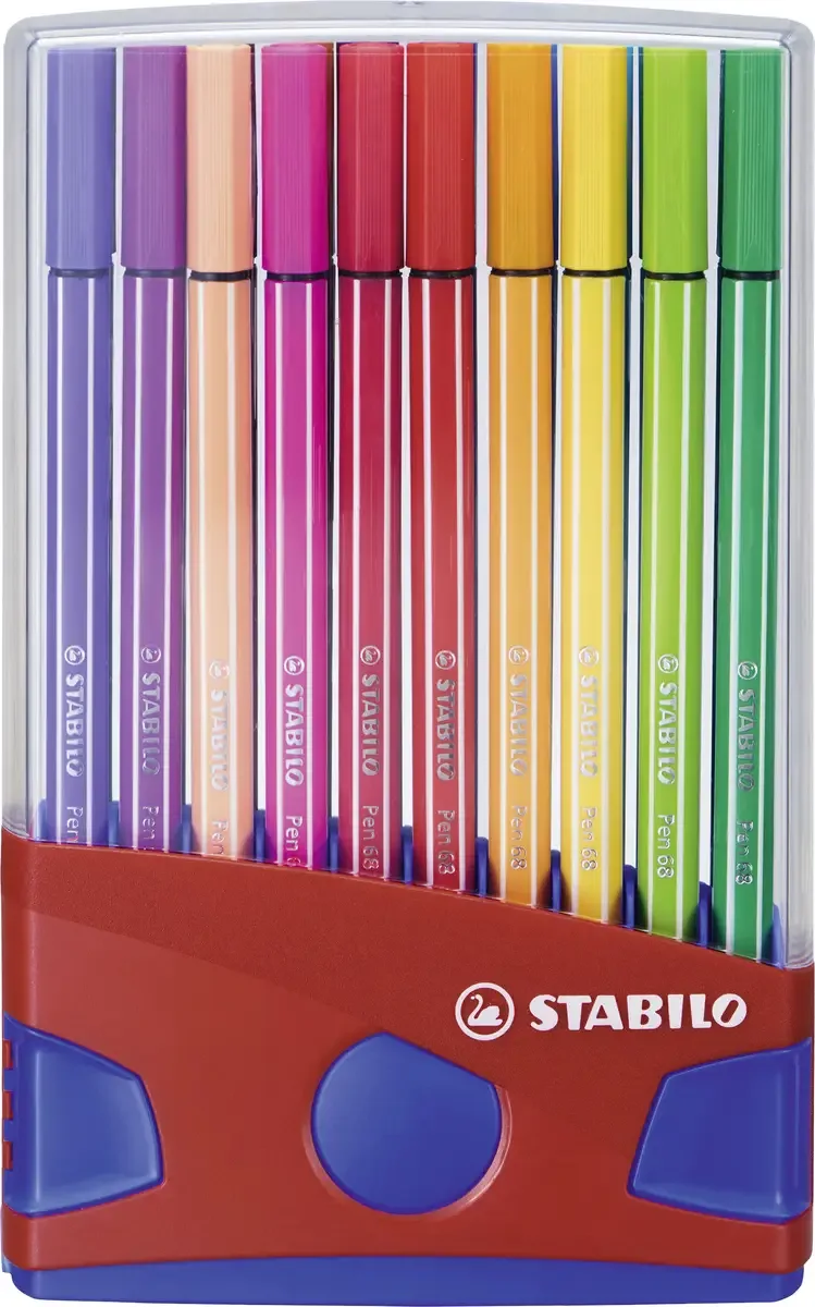 Fasermaler Pen 68 ColorParade 6820-04 Verschiedenfarbig sortiert 1 mm 20 St. van Stabilo – productfoto