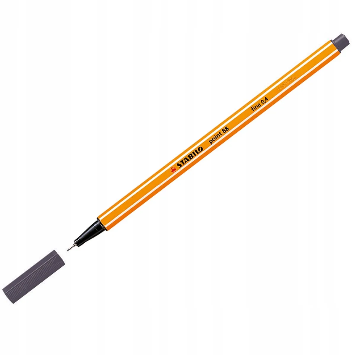 Fineliner 0.4mm - Ideaal voor Tekenen en Schrijven från Stabilo i Grå – produktbild