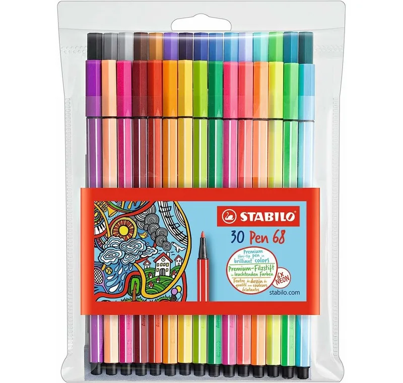 Fineliner 30 Pen 68 Filzstifte farbsortiert by Stabilo – product photo