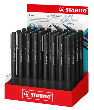 Fineliner dr!ver, 32er Display von Stabilo – Produktfoto