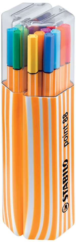 Fineliner point 88, 20er Twin-Pack von Stabilo – Produktfoto
