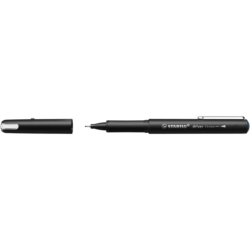 Fineliner stabilo dr!ver fijn blauw | 5 stuks de Stabilo – photo produit
