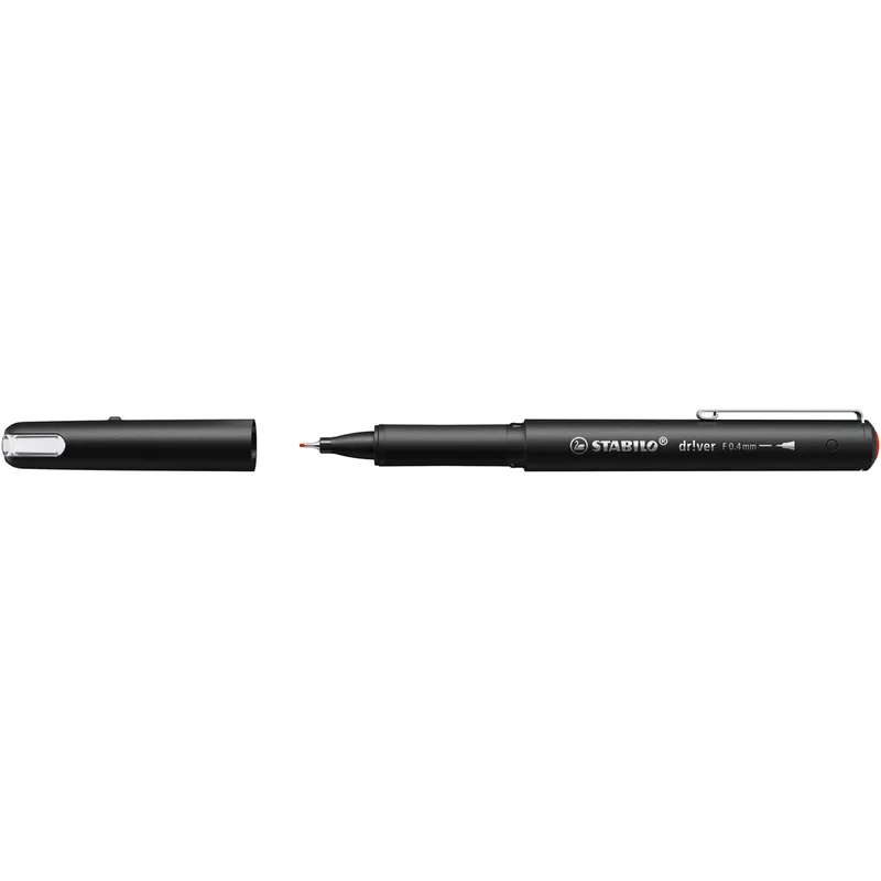 Fineliner stabilo dr!ver fijn rood | 5 stuks by Stabilo – product photo