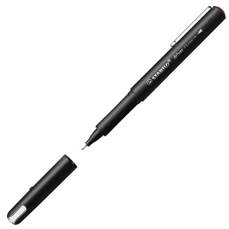 Fineliner STABILO dr!ver fijn rood by Stabilo – product photo 1 of 2