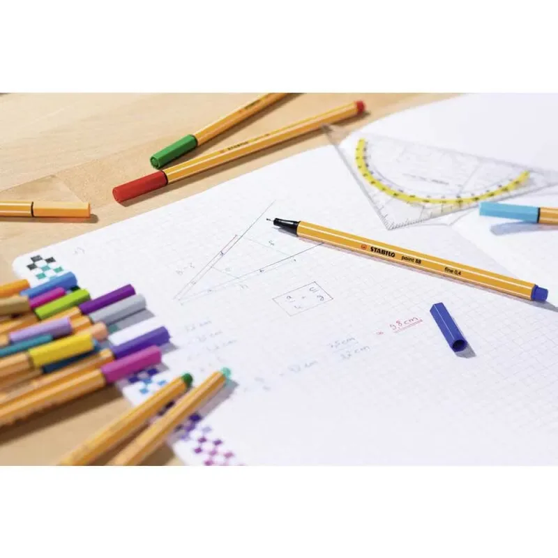 Fineliner STABILO point 88/10 fijn assorti 10 stuks von Stabilo – Produktfoto 4 von 5