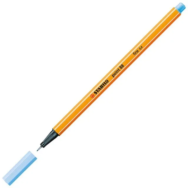 Fineliner stabilo point 88/11 f ijsblauw | 10 stuks by Stabilo – product photo