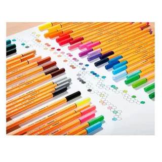 Fineliner STABILO point 88/20 fijn assorti zebra-etui à 20 stuks von Stabilo – Produktfoto 3 von 3