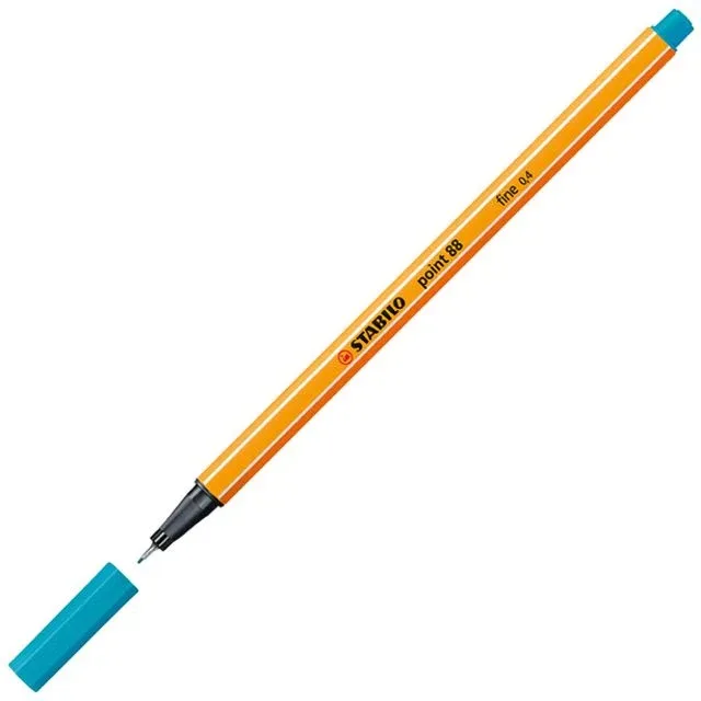Fineliner stabilo point 88/31 f lichtblauw | 10 stuks van Stabilo – productfoto