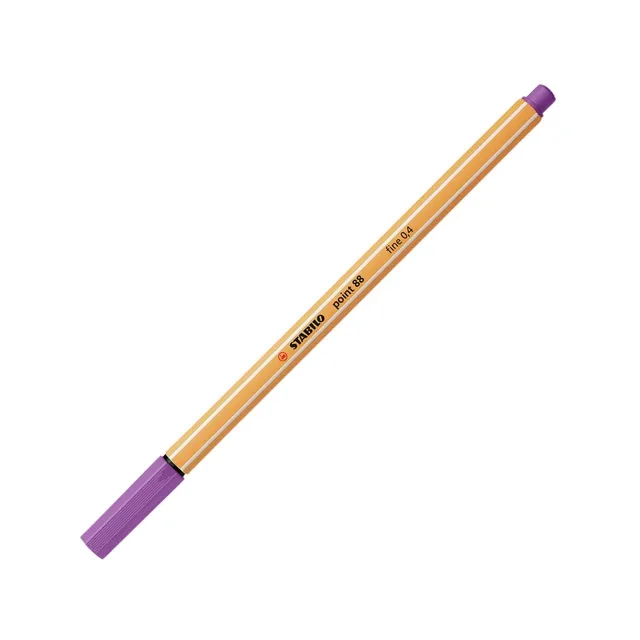 Fineliner stabilo point 88/60 f vergrijsd violet | 10 stuks van Stabilo – productfoto