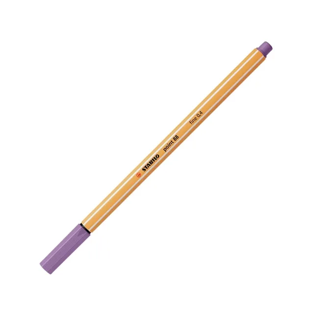 Fineliner stabilo point 88/62 f pruimenpaars | 10 stuks van Stabilo – productfoto