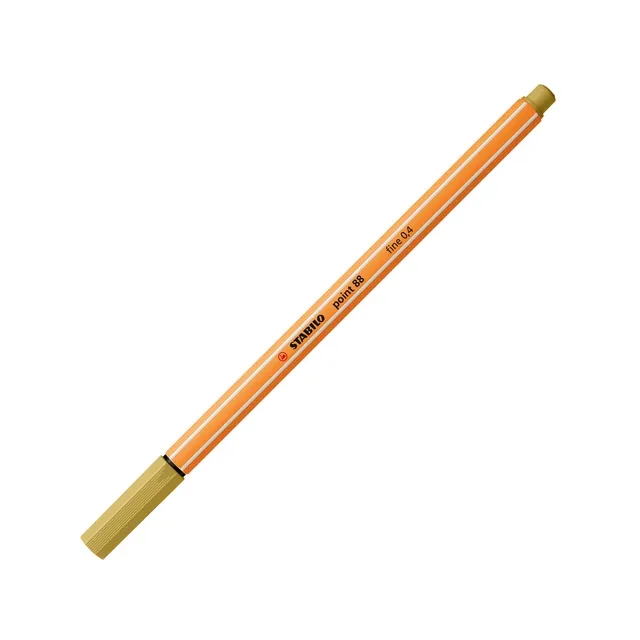 Fineliner stabilo point 88/66 f khaki | 10 stuks by Stabilo – product photo