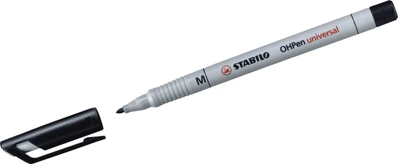 Folienstift Folienschreiber OHPen M non-permanent schwarz von Stabilo – Produktfoto