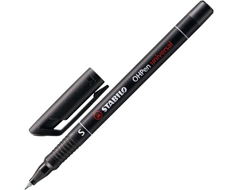 Folienstift OHPen Permanent, (1-tlg), mit permanenter Tinte by Stabilo in Black – product photo