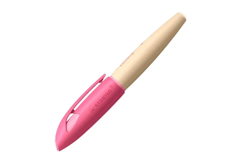 Füller EASYbirdy Timber Ergonomischer Schulfüller - Feder A - Rechtshänder von Stabilo in Rosa – Produktfoto