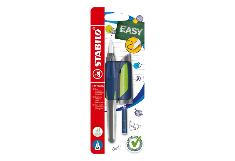 Füller STABILO EASYbuddy Twilight Sky ergonomischer Schulfüller - Feder M by Stabilo in Blue – product photo