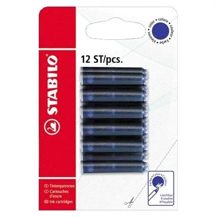 Inktpatroon stabilo blauw | 10 stuks by Stabilo – product photo