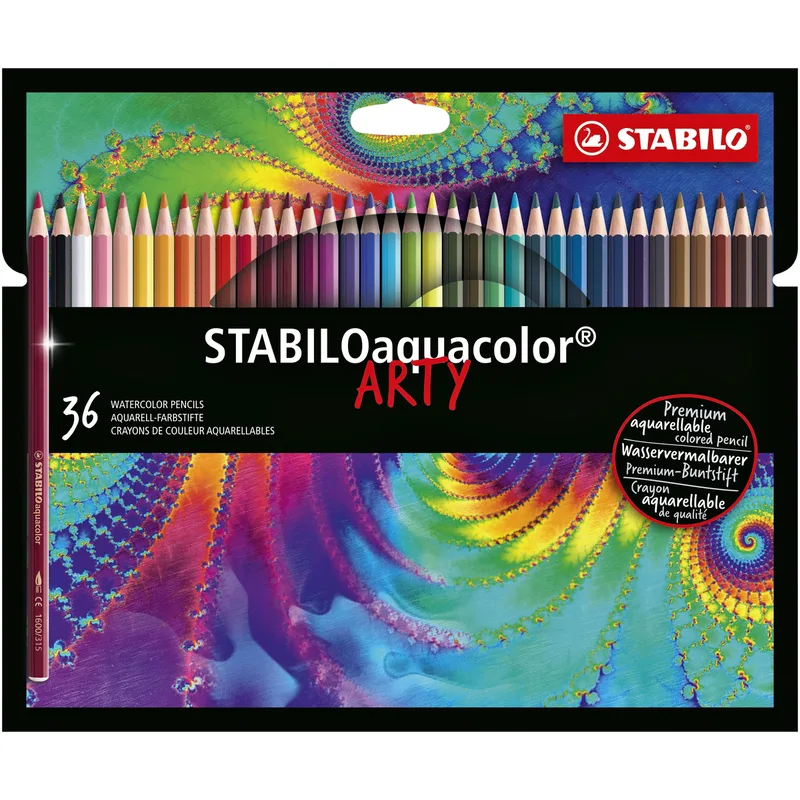 Kleurpotlood stabilo 1636 aquacolor arty 36st ass | 6 stuks de Stabilo – photo produit