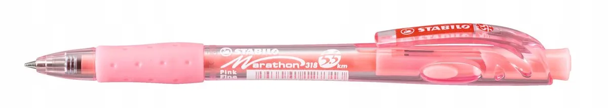 marathon balpen de Stabilo en Rose – photo produit