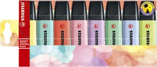 Markeerstift STABILO BOSS Original 70/8 pastel assorti etui à 8 stuks de Stabilo – photo produit 1 sur 6