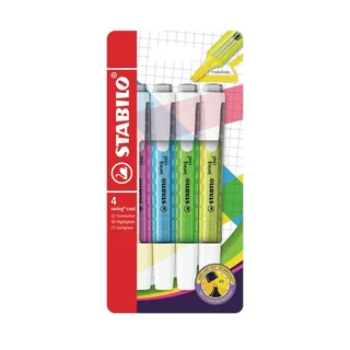 Markeerstift STABILO Swing cool 275/4 assorti etui à 4 stuks by Stabilo – product photo 1 of 4