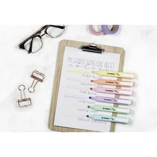 Markeerstift STABILO Swing cool 275/4 pastel assorti etui à 4 stuks de Stabilo – photo produit 4 sur 5