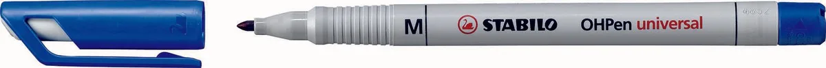 OHPen universal Folienstifte 1.0 mm Blau från Stabilo – produktbild