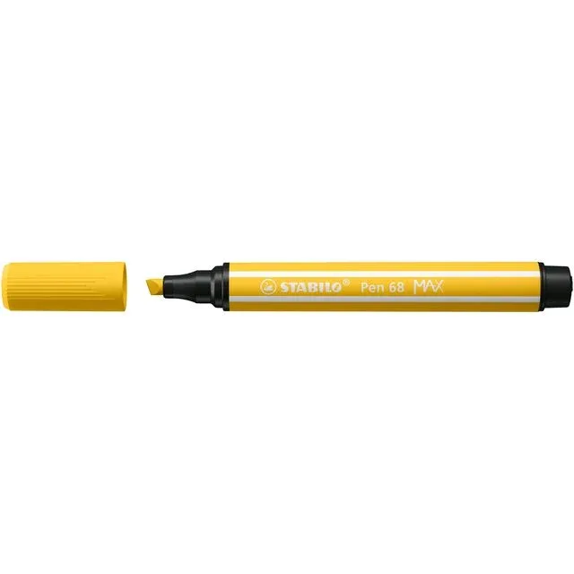 Pen 68 MAX 44 geel | 5 stuks by Stabilo – product photo