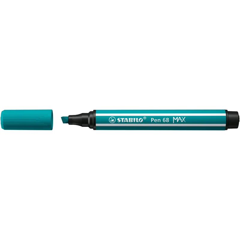 Pen 68 MAX 51 turquoise blauw | 5 stuks by Stabilo – product photo