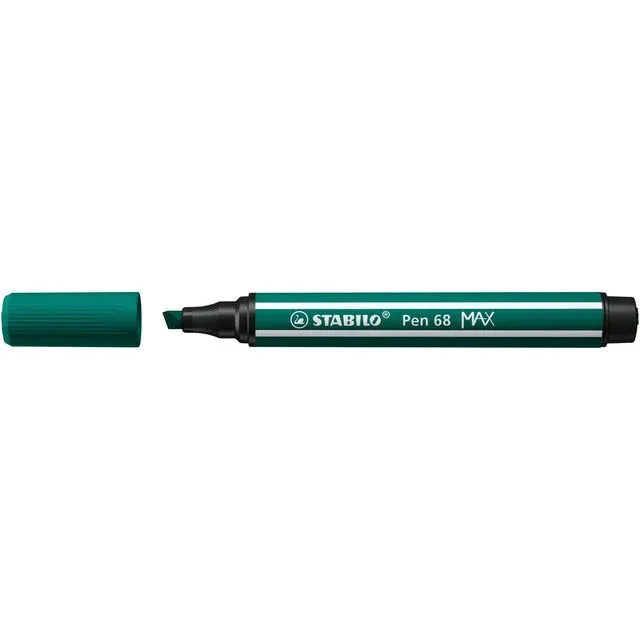 Pen 68 MAX 53 turquoise groen | 5 stuks by Stabilo – product photo