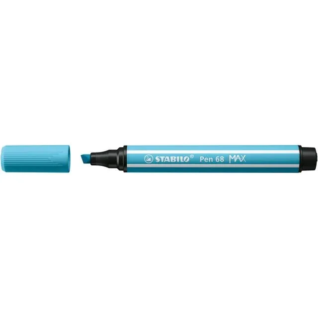Pen 68 MAX 57 azuur blauw | 5 stuks by Stabilo – product photo