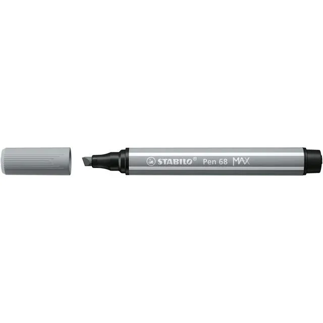 Pen 68 MAX 95 middel koud grijs | 5 stuks by Stabilo – product photo