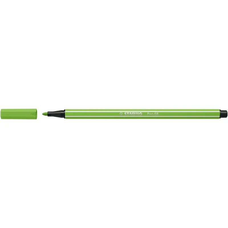 Pen 68, premium viltstift, licht groen, per stuk de Stabilo – photo produit