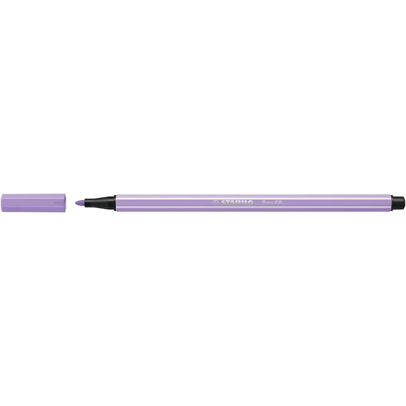 Pen 68, premium viltstift, licht lila, per stuk by Stabilo – product photo
