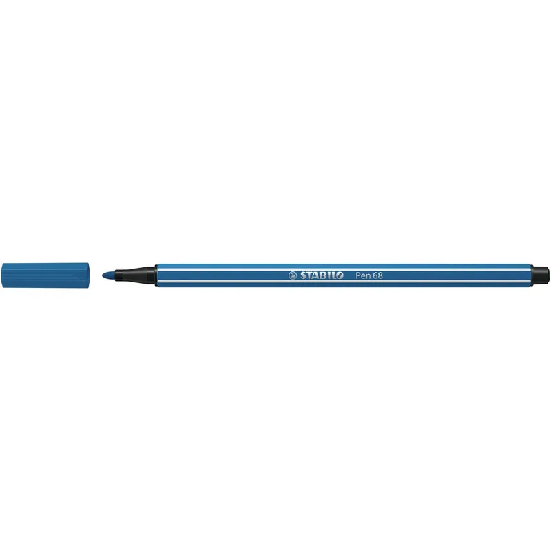 Pen 68, premium viltstift, ultramarijn blauw, per stuk van Stabilo – productfoto
