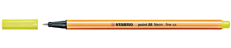 point 88 fineliner, fluogeel by Stabilo – product photo