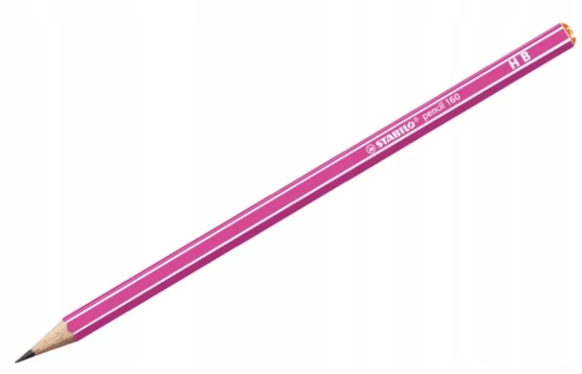 Potlood 160 HB - Hout von Stabilo in Rosa – Produktfoto