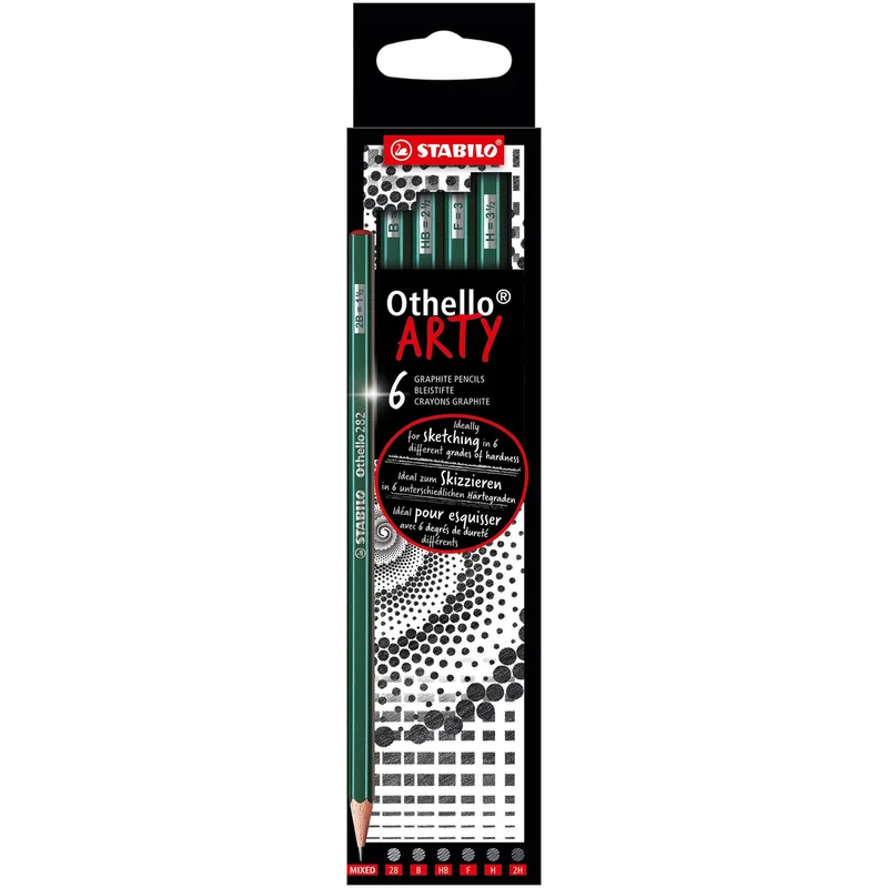 Potlood stabilo othello 6 hardheden | 6 stuks van Stabilo – productfoto