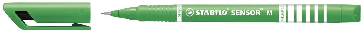 SENSOR Fineliner Medium 0,7 mm - per stuk van Stabilo in Groen – productfoto