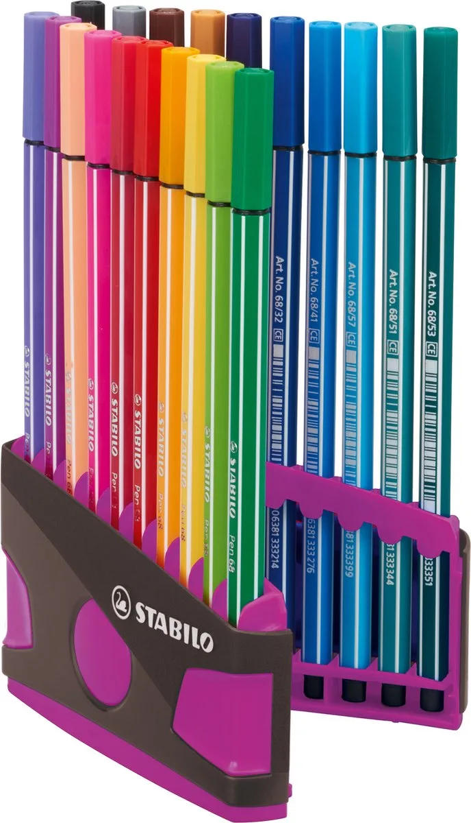 Set Viltstiften Stabilo Pen 68 1 Stuks by Stabilo in Multicolour – product photo
