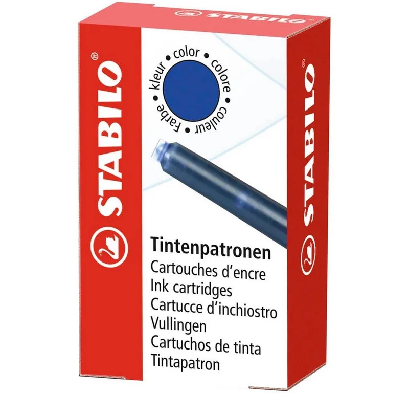 STABILO 5/0-041 Tintenpatronen für Füller königsblau 6 St. Tintenpatrone by Stabilo – product photo