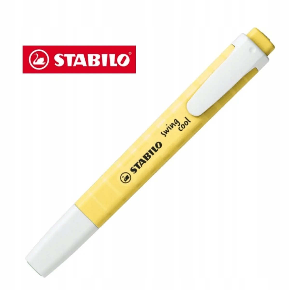 Swing Cool Pastel Gele Marker - Zonnegeel van Stabilo in Pastel Yellow – productfoto