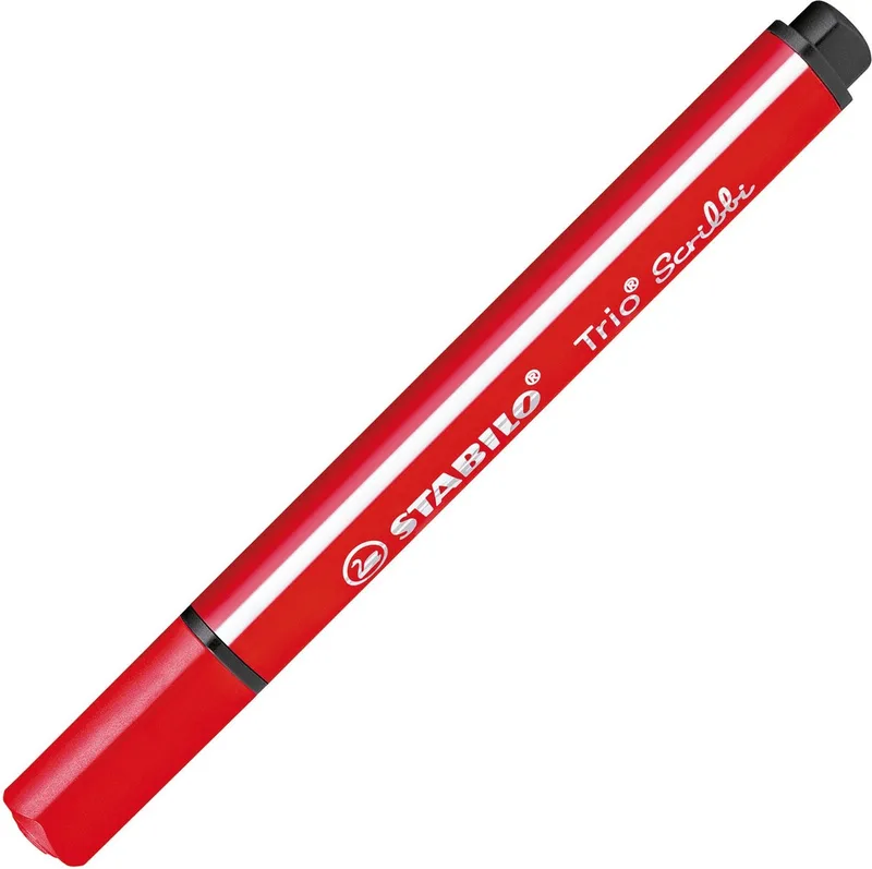 Trio Scribbi Viltstift van Stabilo in Rood – productfoto