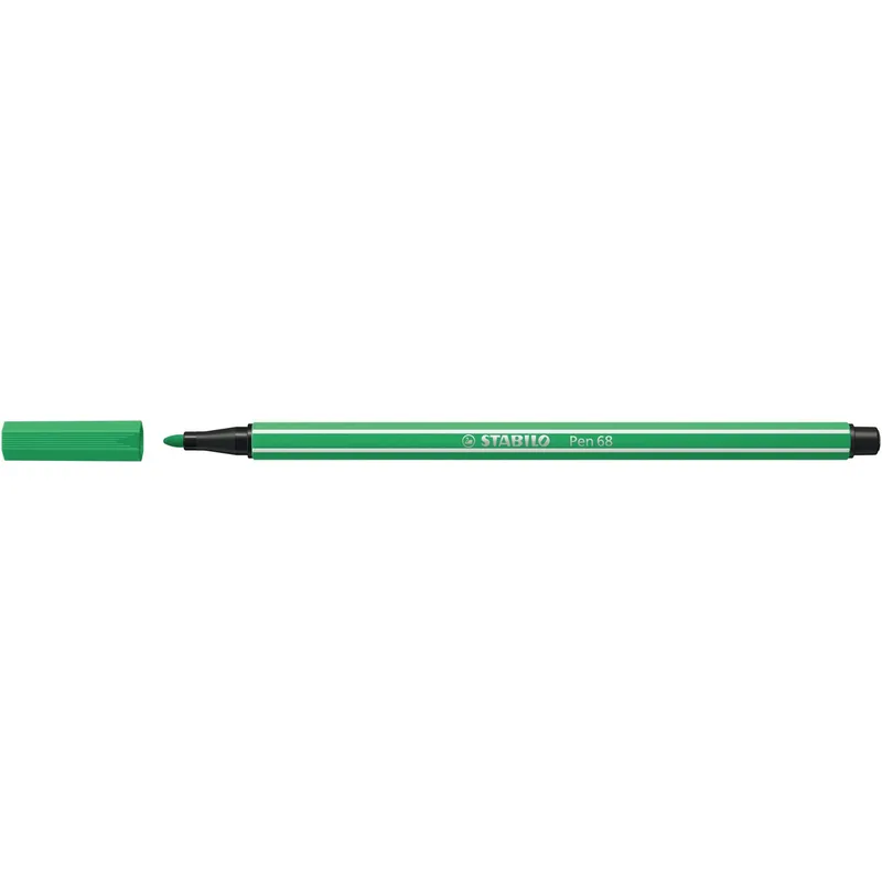 Viltstift stabilo pen 68/16 m licht smaragdgroen | 10 stuks by Stabilo – product photo