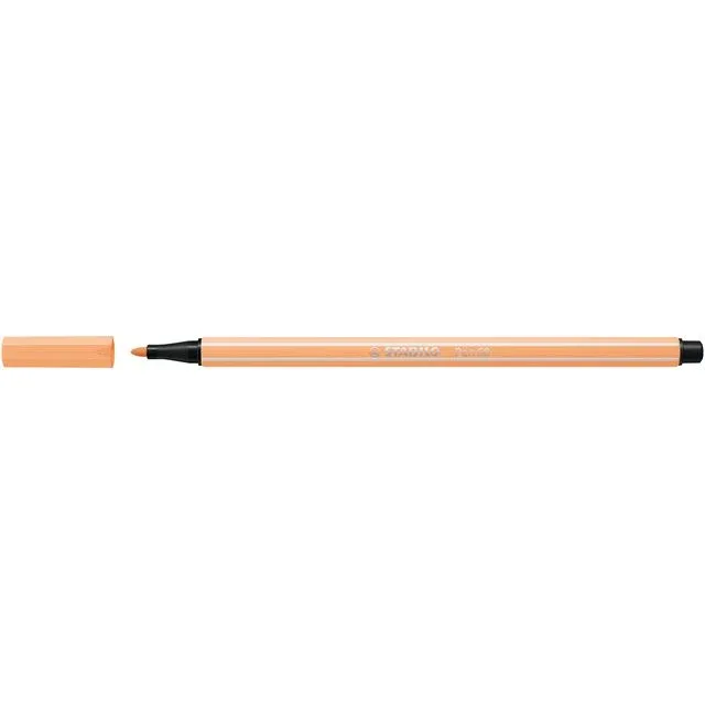 Viltstift stabilo pen 68/25 m pastel oranje | 10 stuks by Stabilo – product photo