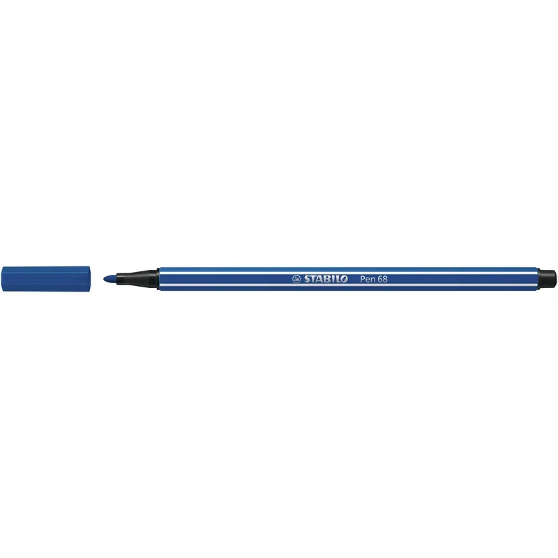 Viltstift stabilo pen 68/32 m donkerblauw | 10 stuks van Stabilo – productfoto