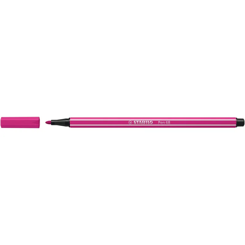 Viltstift stabilo pen 68/56 m rozerood | 10 stuks by Stabilo – product photo